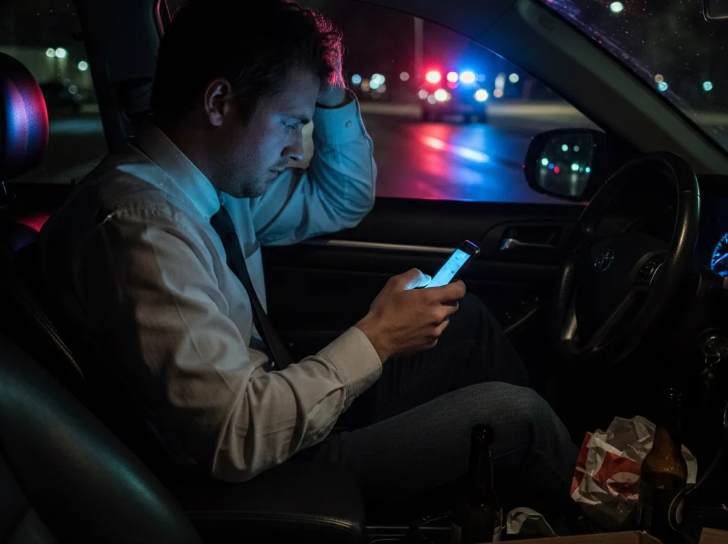 Man on phone looking up the new DUI laws in Utah for 2026